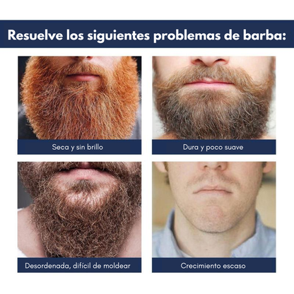 Crecimiento Total Barba 4 Semanas – Sérum Avanzado que Activa los Folículos y Rellena Zonas Vacías para un Look Más Masculino