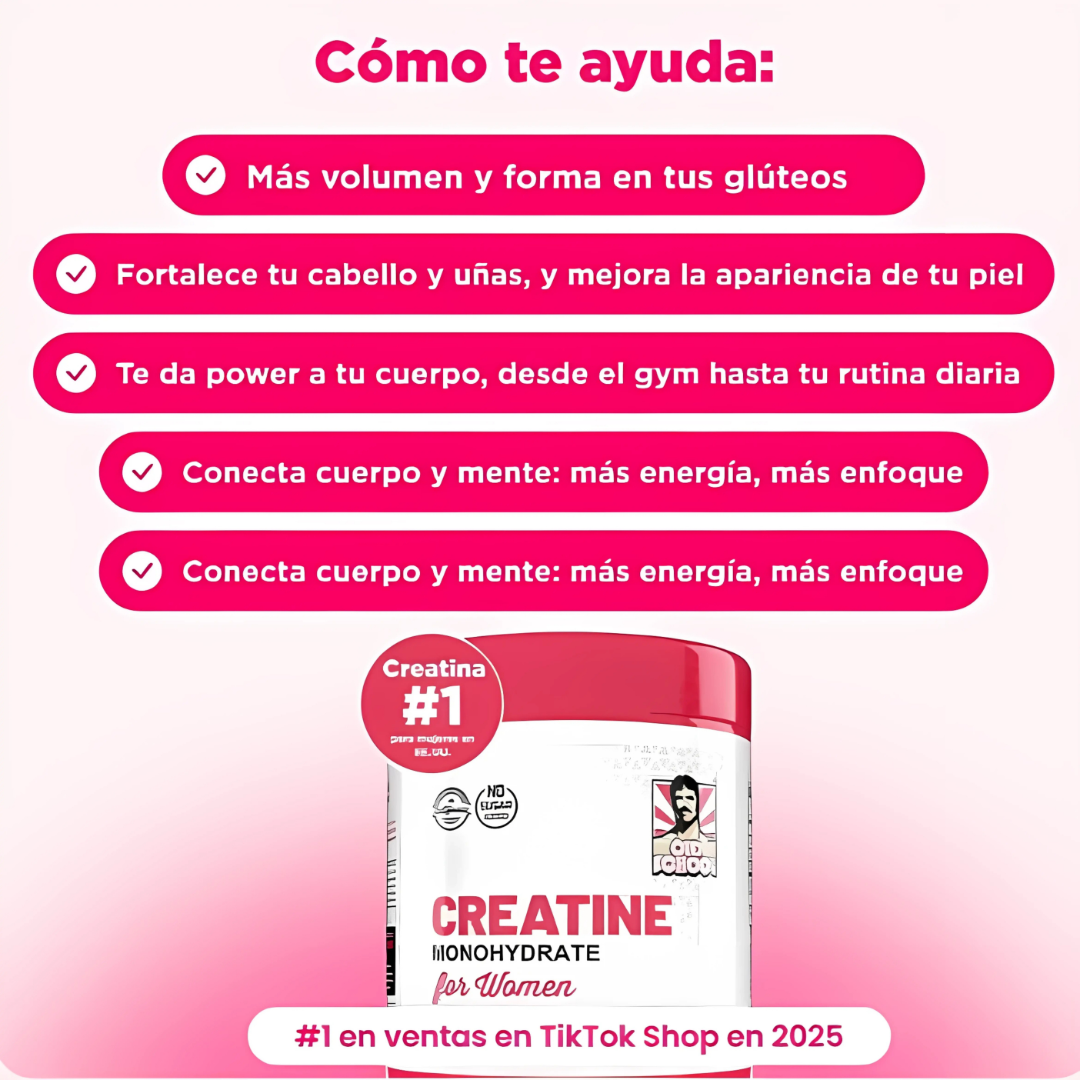CREATINA MONOHIDRATA FOR WOMEN X 240G