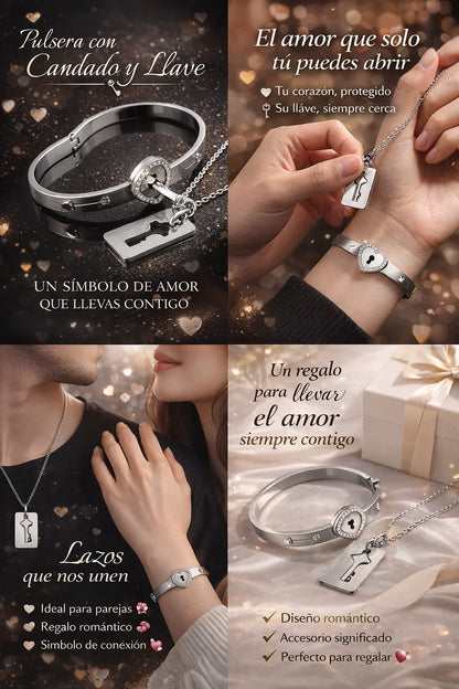 Set Candado & Llave del Amor Eterno