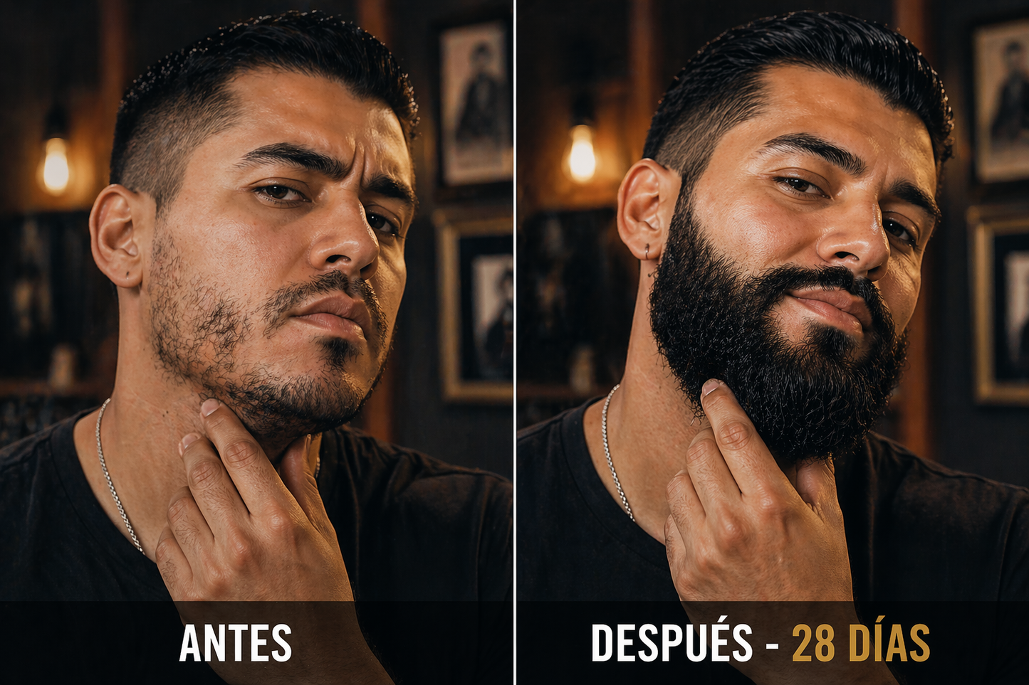 Crecimiento Total Barba 4 Semanas – Sérum Avanzado que Activa los Folículos y Rellena Zonas Vacías para un Look Más Masculino