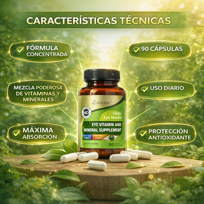 VISIÓN ZOOONE – Protege Tus Ojos y Recupera la Claridad Natural *90 Capsulas*