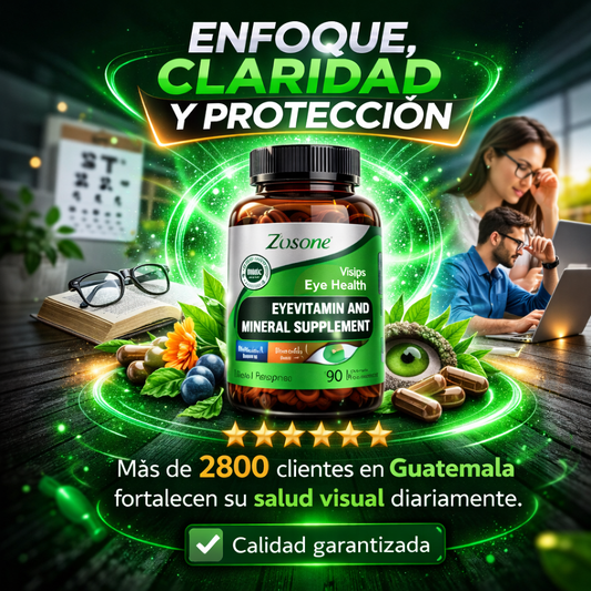 VISIÓN ZOOONE – Protege Tus Ojos y Recupera la Claridad Natural *90 Capsulas*