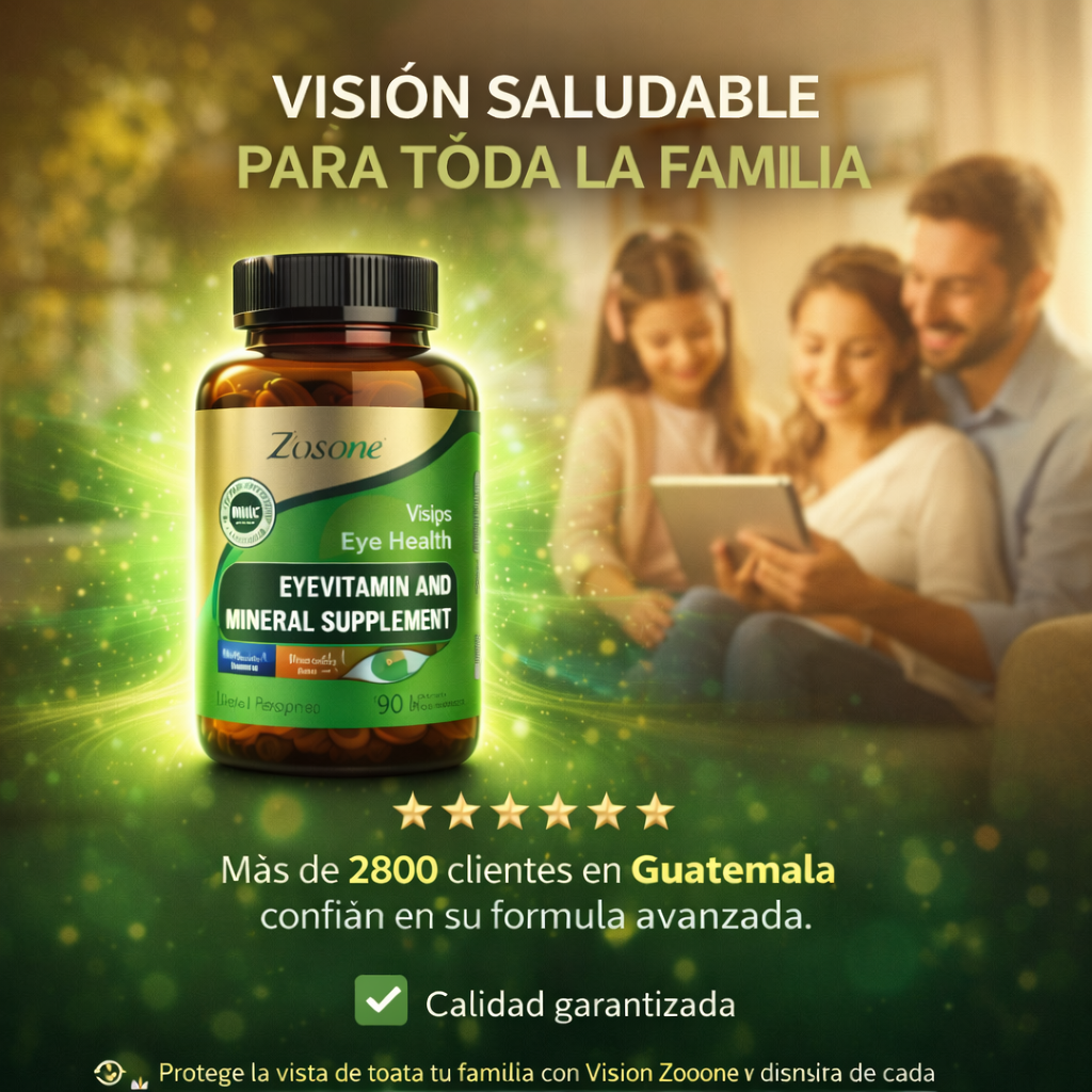 VISIÓN ZOOONE – Protege Tus Ojos y Recupera la Claridad Natural *90 Capsulas*