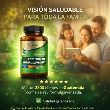 VISIÓN ZOOONE – Protege Tus Ojos y Recupera la Claridad Natural *90 Capsulas*