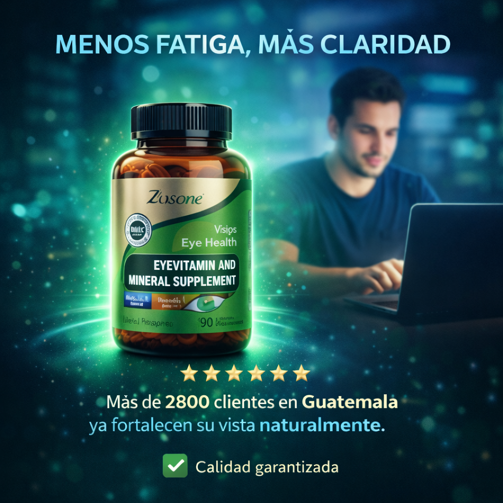 VISIÓN ZOOONE – Protege Tus Ojos y Recupera la Claridad Natural *90 Capsulas*