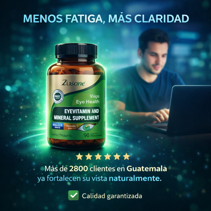 VISIÓN ZOOONE – Protege Tus Ojos y Recupera la Claridad Natural *90 Capsulas*