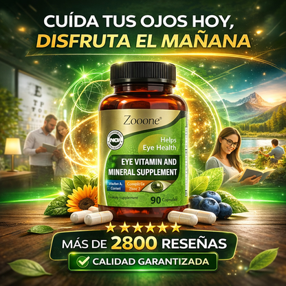 VISIÓN ZOOONE – Protege Tus Ojos y Recupera la Claridad Natural *90 Capsulas*