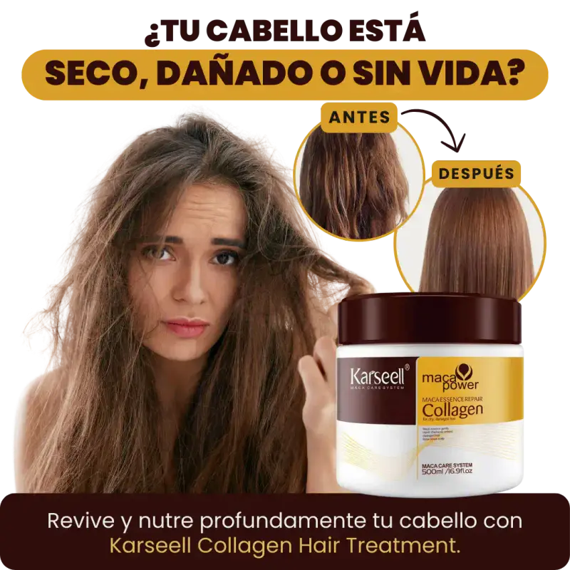 MASCARILLA CAPILAR KARSEELL – EL TRATAMIENTO QUE REVIVE HASTA EL CABELLO MUERTO