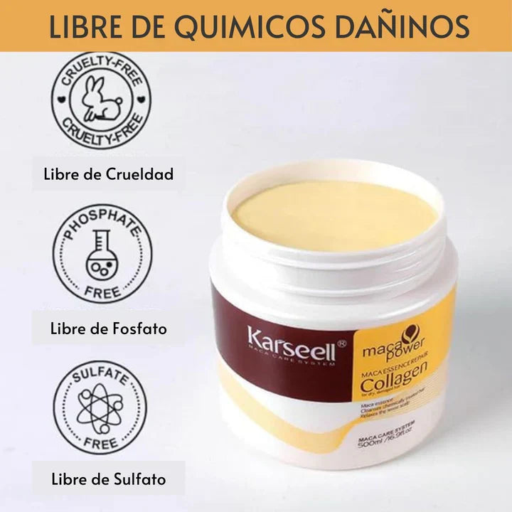 MASCARILLA CAPILAR KARSEELL – EL TRATAMIENTO QUE REVIVE HASTA EL CABELLO MUERTO